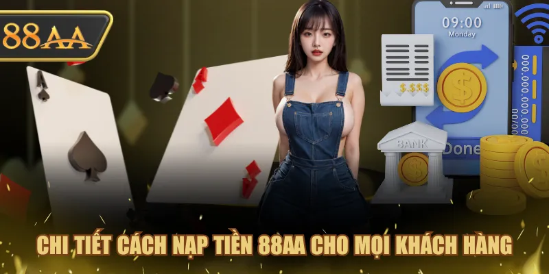 Chi tiết cách nạp tiền 88AA cho mọi khách hàng