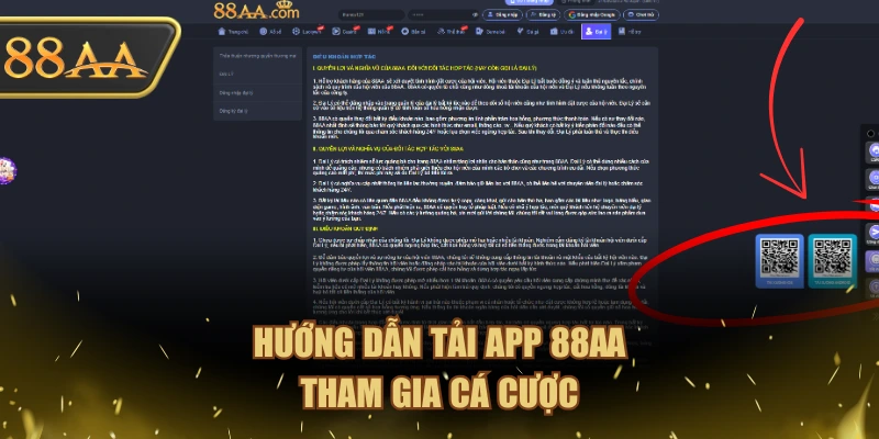 88AA hướng dẫn tải ứng dụng cho hội viên