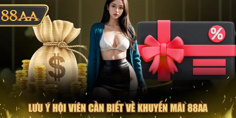 Lưu ý hội viên cần biết về khuyến mãi 88AA
